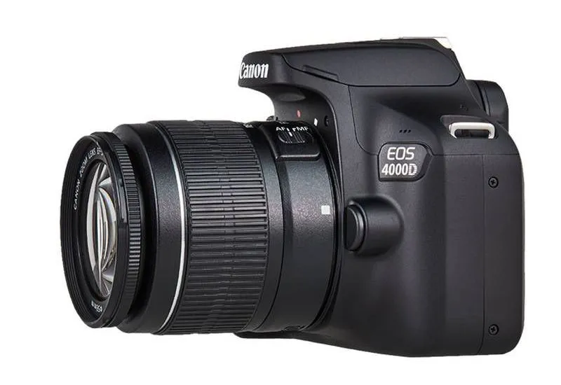 Aparat foto DSLR Canon EOS 4000D + EF-S 18-55 DC III, Negru