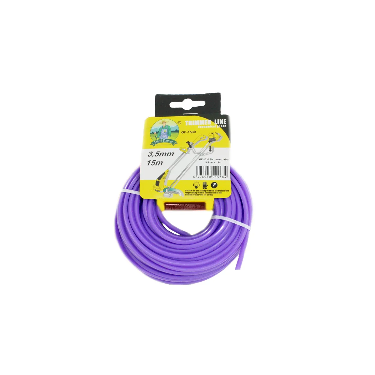 Fir trimer patrat 3.5mm x 15m Micul Fermier