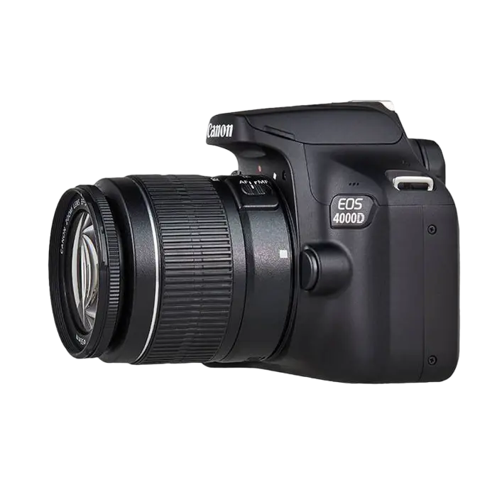 Aparat foto DSLR Canon EOS 4000D + EF-S 18-55 DC III, Negru