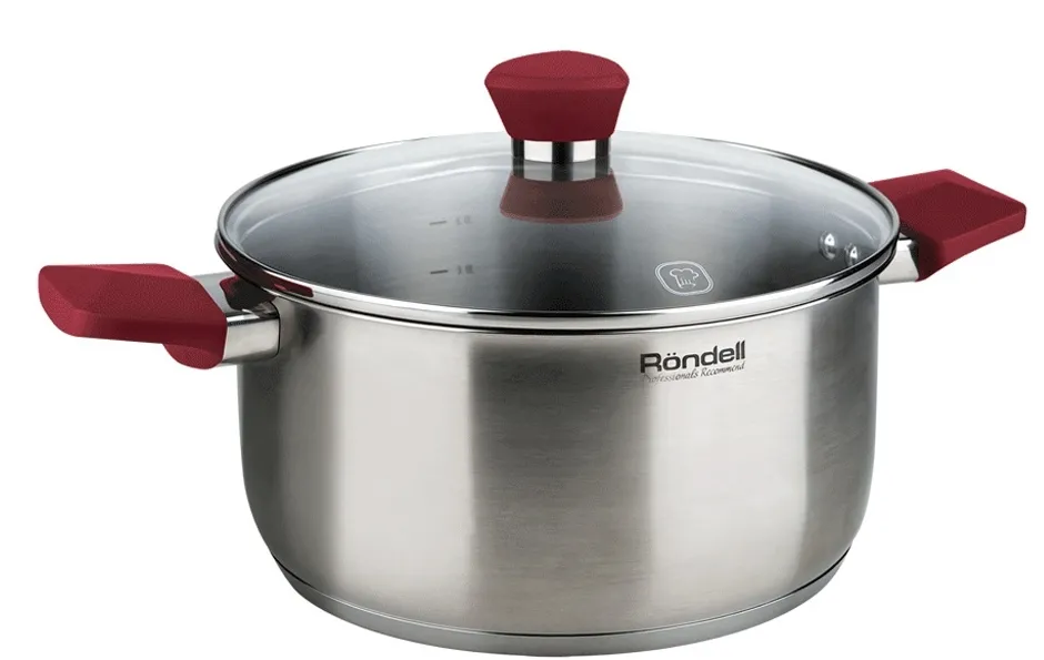 Set de vase Rondell Strike, 4,8L, 24cm, Oțel inoxidabil