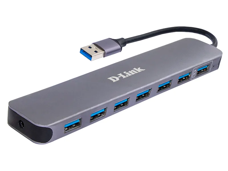 Adaptor Hub D-Link DUB-1370, Gri