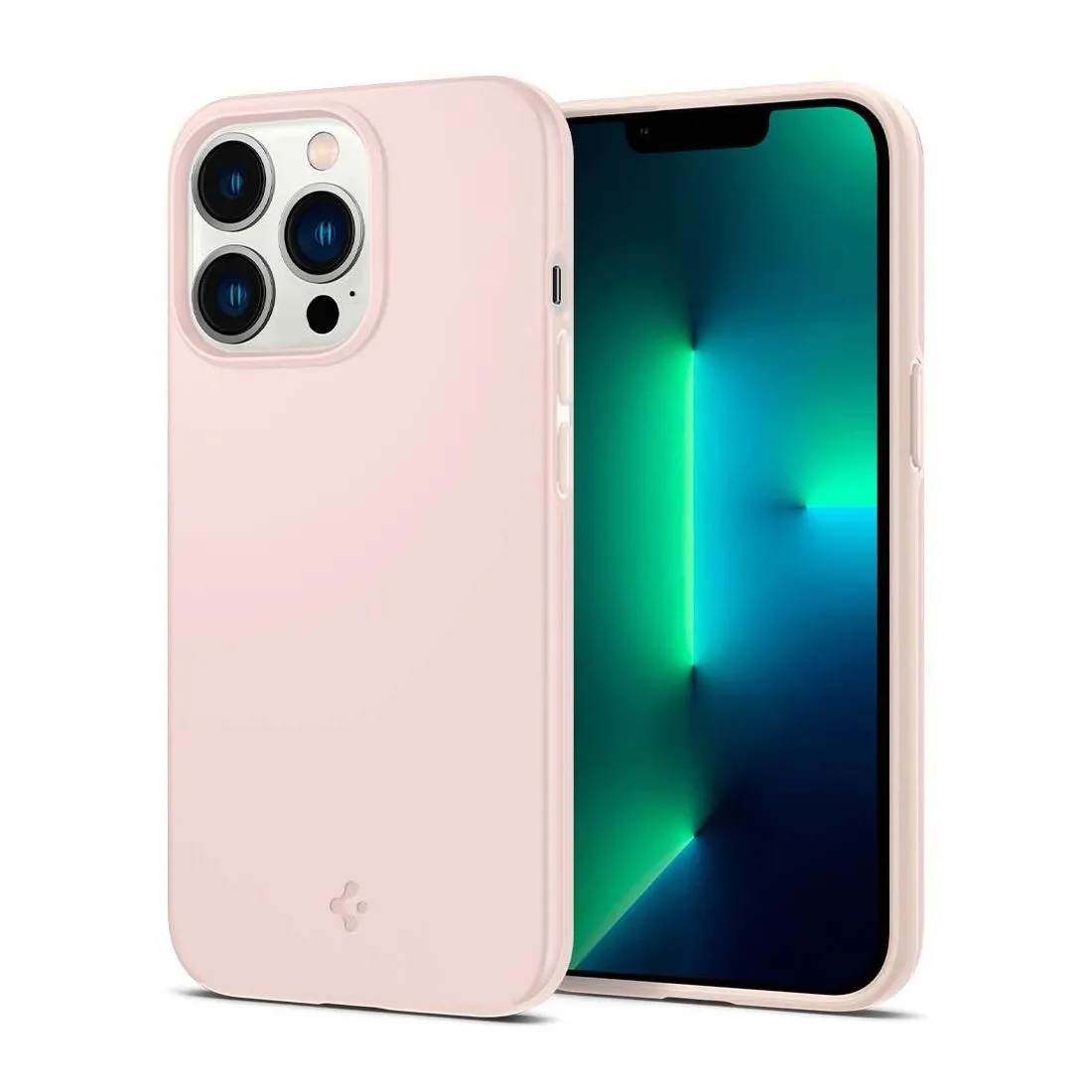 Husă Spigen iPhone 13 Pro, Thin Fit, Nisip roz