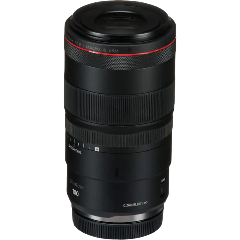 Obiectiv foto Canon RF 100mm f/2.8L Macro IS USM