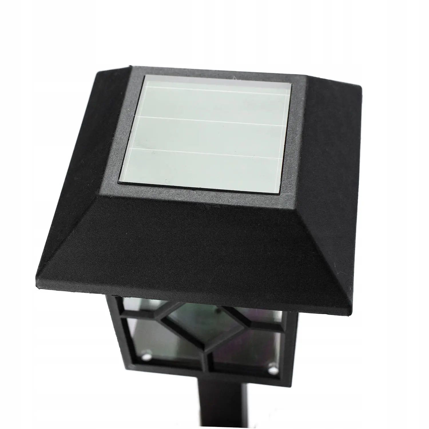 Lampa de gradina JUMI cu panou solar (forma felinar)