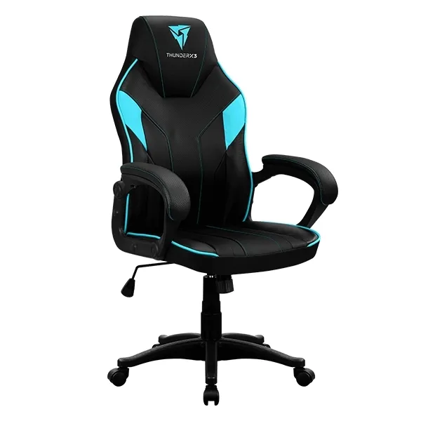 Scaun Gaming ThunderX3 EC1, PU Piele, Negru/Albastru