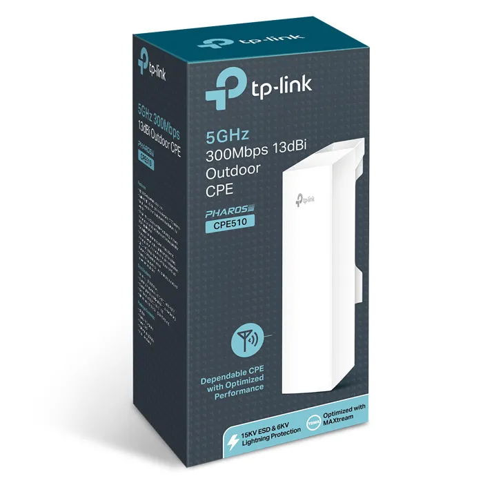 Punct de acces exterior TP-LINK CPE510, 300 Mbps, Alb