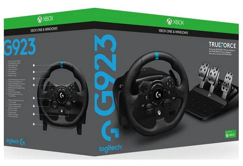 Volan Gaming Logitech G923, Negru