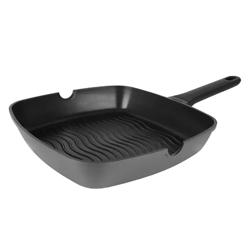Tigaie-grill Rondell RDA-1454, 28cm, Grafit