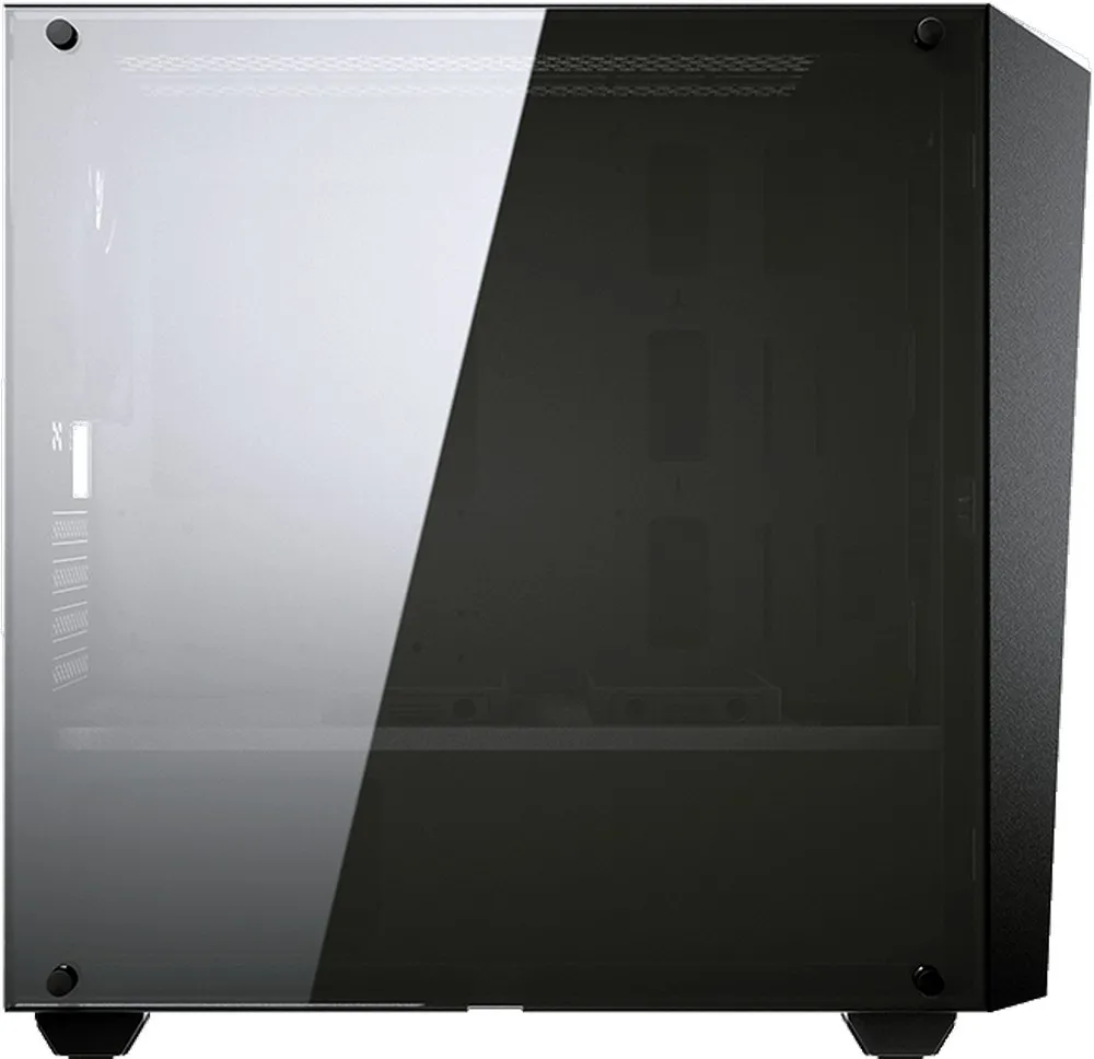 Carcasă PC Cougar MG120-G, Mini-Tower, ATX, Negru