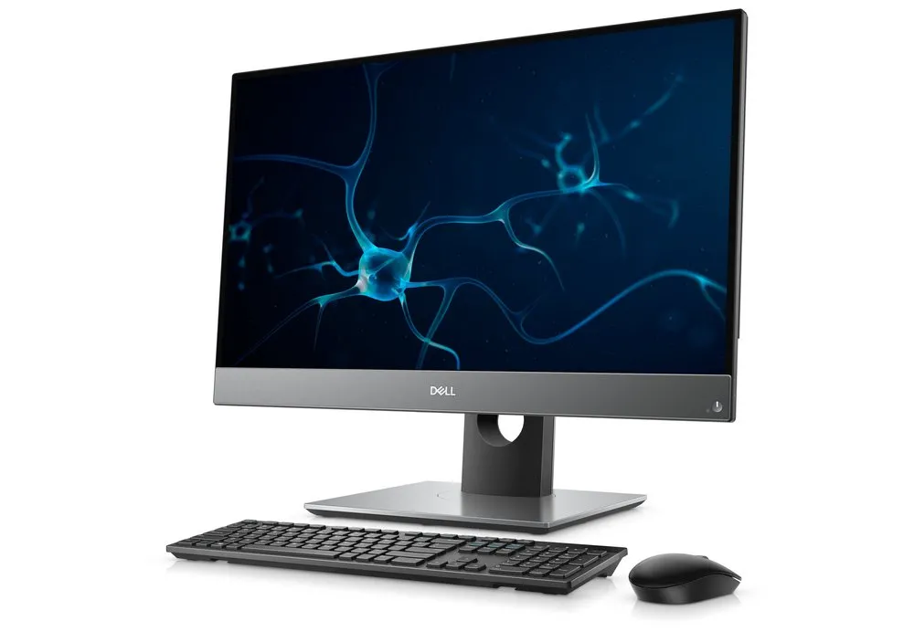 Computer All-in-One DELL OptiPlex 7780, 27", Intel Core i5-10505, 8GB/256GB, Linux Ubuntu, Argintiu/Negru