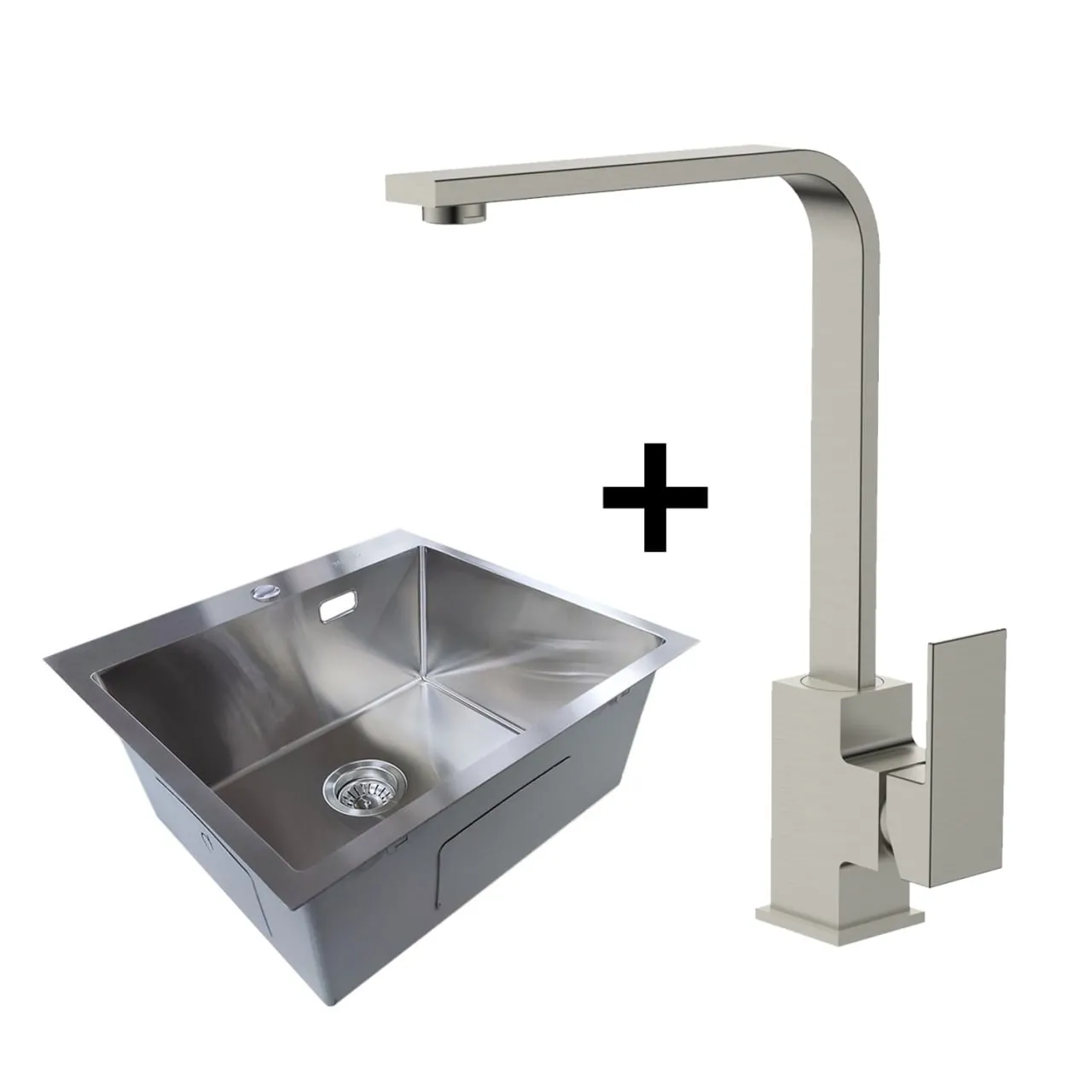 TikTok Chiuveta Waltz + Nera Crom Satin