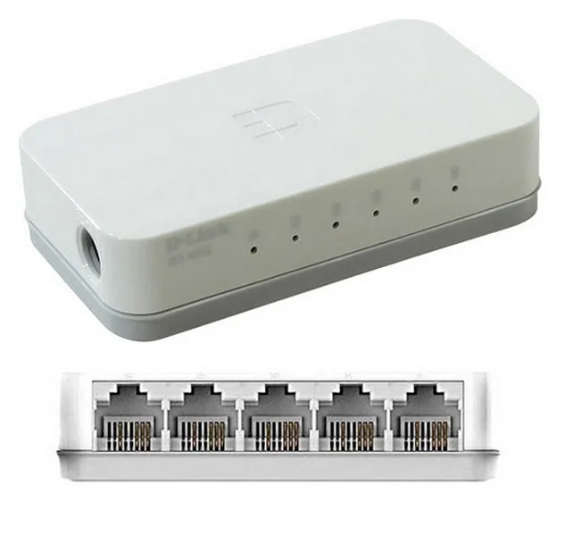 Switch de rețea D-Link DES-1005C, 5x 10/100 Mbps