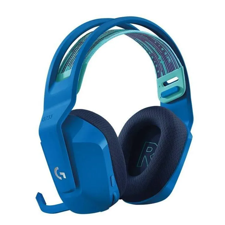 Căști gaming Logitech G733, Wireless, Albastru