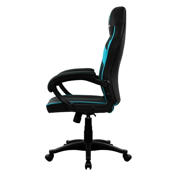 Scaun Gaming ThunderX3 EC1, PU Piele, Negru/Albastru