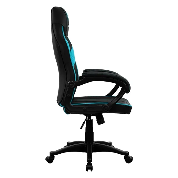 Scaun Gaming ThunderX3 EC1, PU Piele, Negru/Albastru