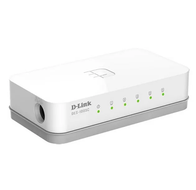 Switch de rețea D-Link DES-1005C, 5x 10/100 Mbps