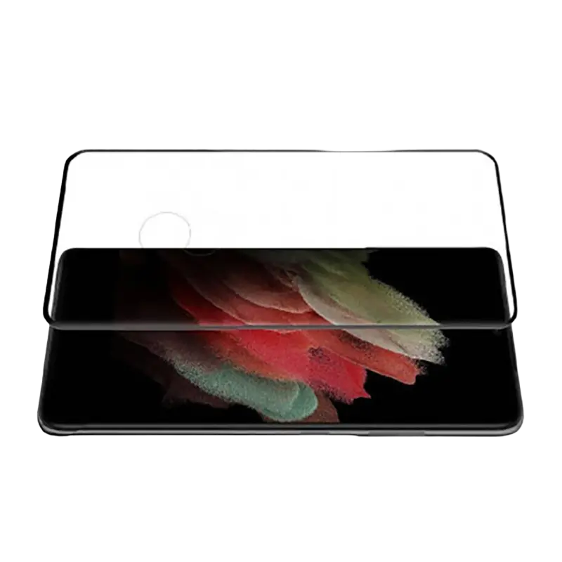 Sticlă de protecție Nillkin Galaxy S21 Ultra. Tempered Glass 3D CP+ Max. Negru