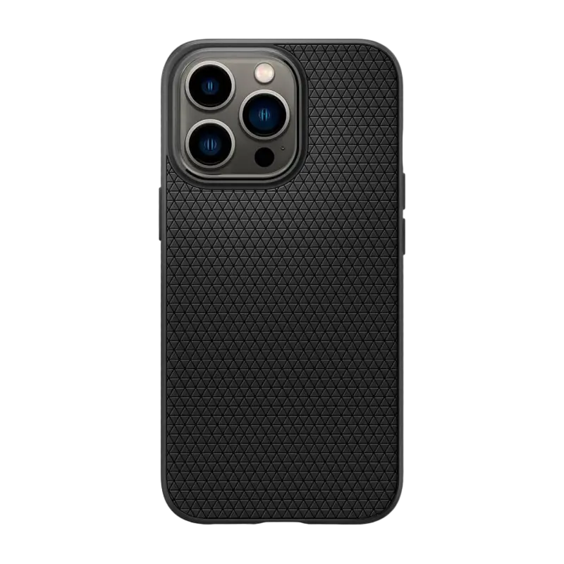 Husă Spigen iPhone 13 Pro, Liquid Air, Negru mat