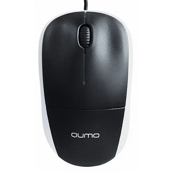 Mouse QUMO Collage, Negru/Alb