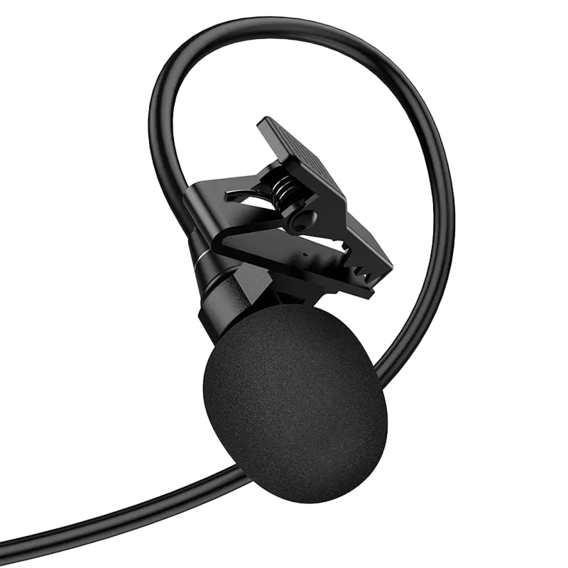 Microfon portabil pentru înregistrare vocală Hoco L14 Type C, USB, Negru