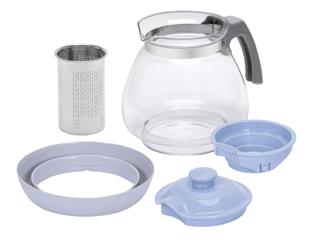 Ceainic cu infuzor RESTO RESTO 90511, 1,6L, Gri