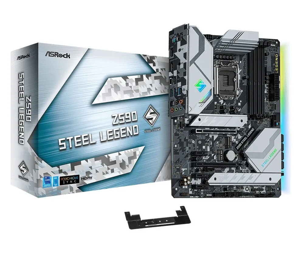 Placă de bază ASRock Z590 Steel Legend, LGA1200, Intel Z590, ATX