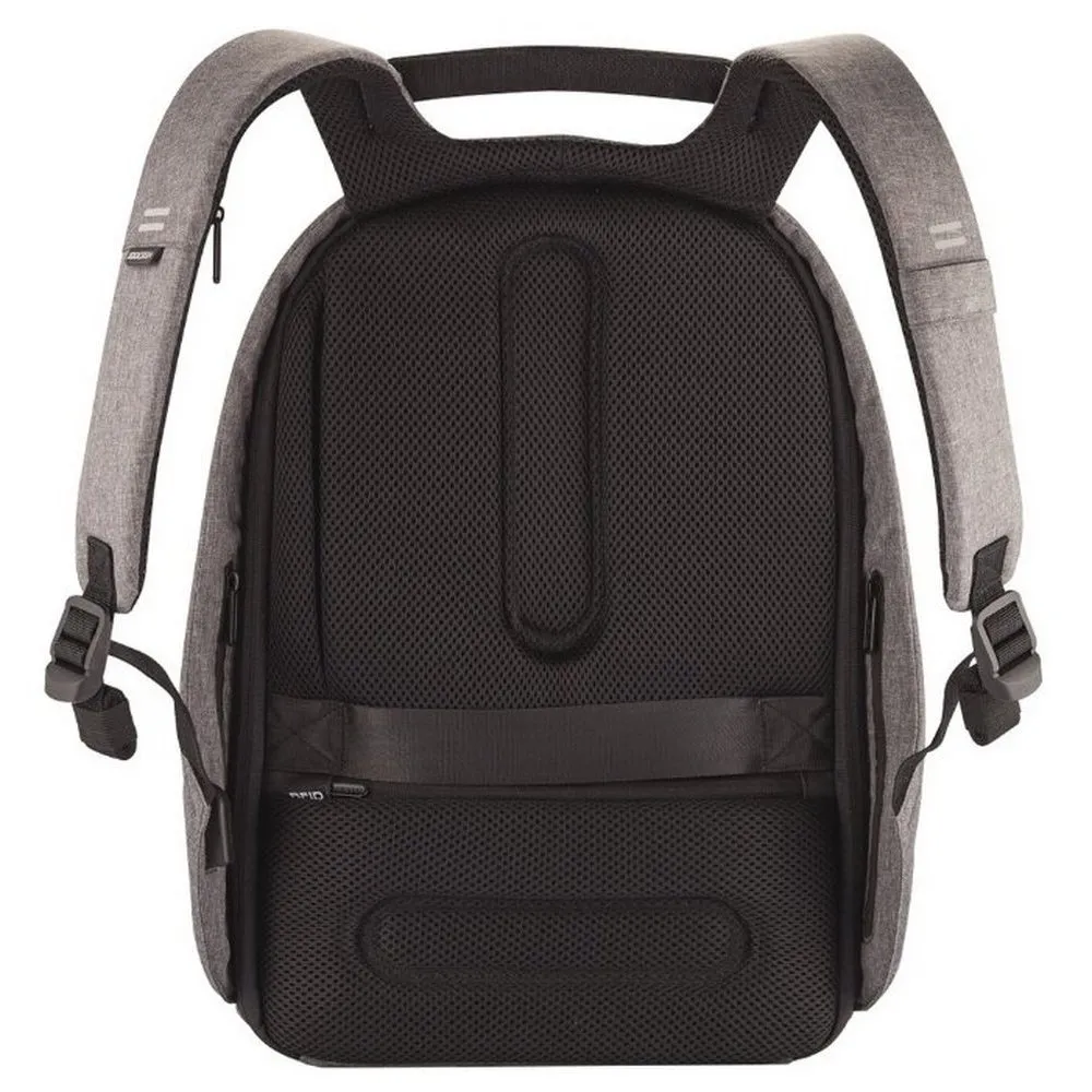 Rucsac pentru Laptop Bobby Hero Regular, 15.6", Piele artificială, Gri