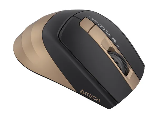 Mouse Wireless A4Tech FG35, Negru/Bronz