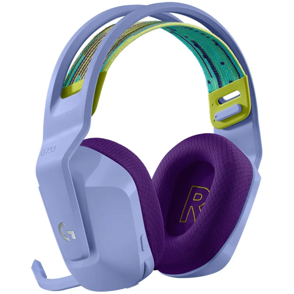 Căști gaming Logitech G733, Wireless, Liliac