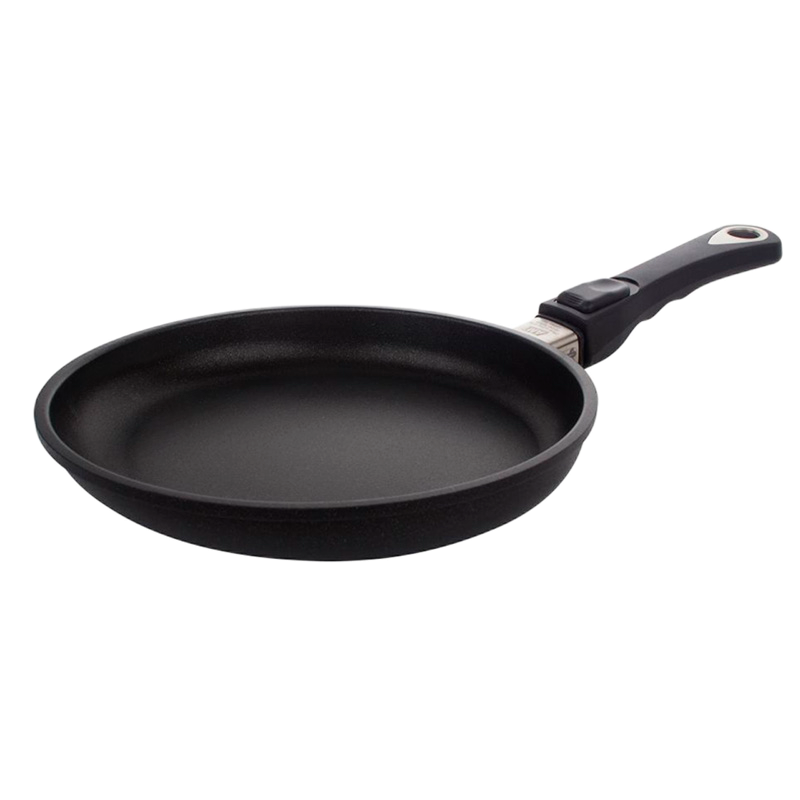 Tigaie AMT Gastroguss AMT-424-E, 24cm, Negru