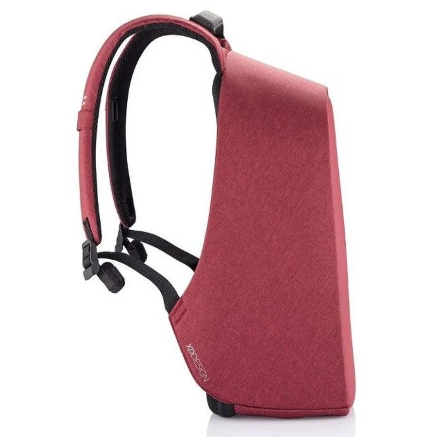 Rucsac pentru Laptop Bobby Hero Regular, 15.6", Piele artificială, Roșu