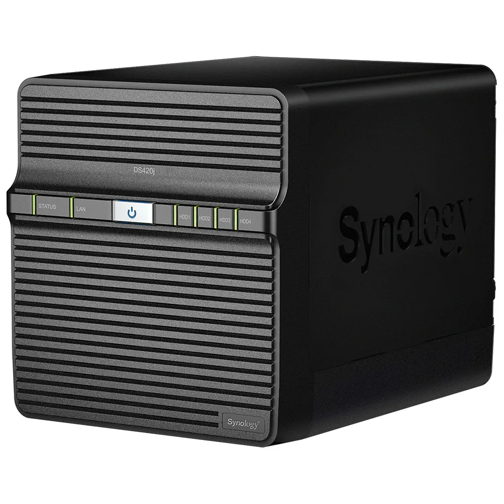 Stocare atașată la rețea SYNOLOGY DS420J, Negru