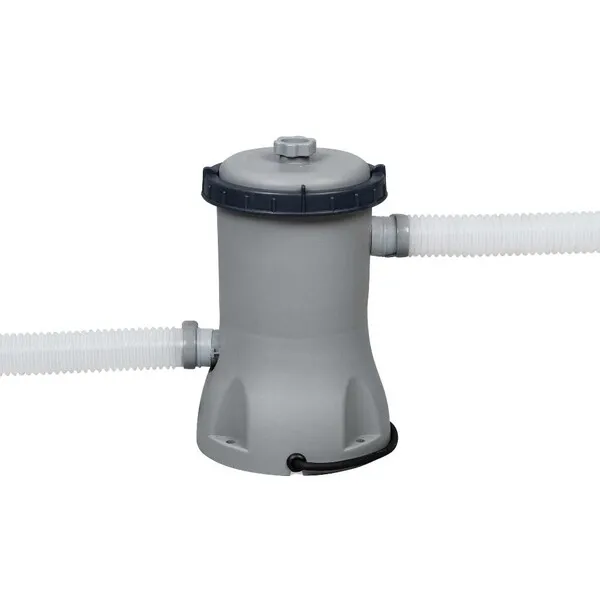 Piscină cu cadru metalic Bestway Power Steel, 6478L, Gri, 6942138986372