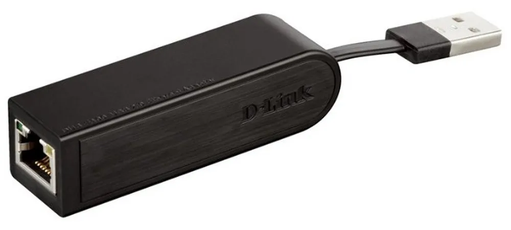 Adaptor de rețea D-Link DUB-E100/E1A, Negru