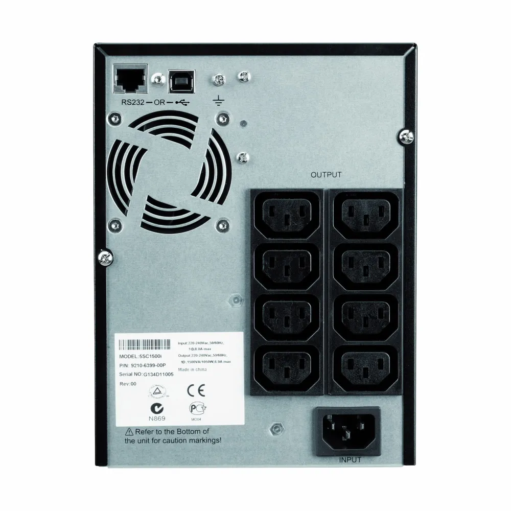 Sursă de alimentare neîntreruptibilă Eaton 5SC1500I, Linear-interactiv, 1500VA, Turn