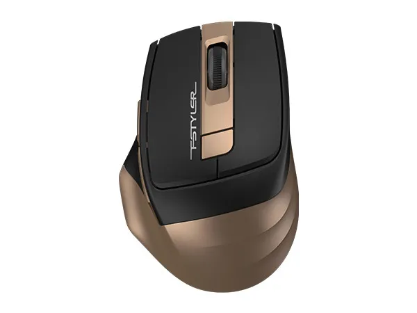 Mouse Wireless A4Tech FG35, Negru/Bronz