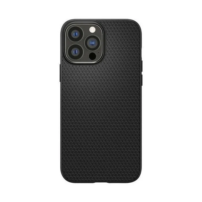 Husă Spigen iPhone 13 Pro Max, Liquid Air, Negru mat