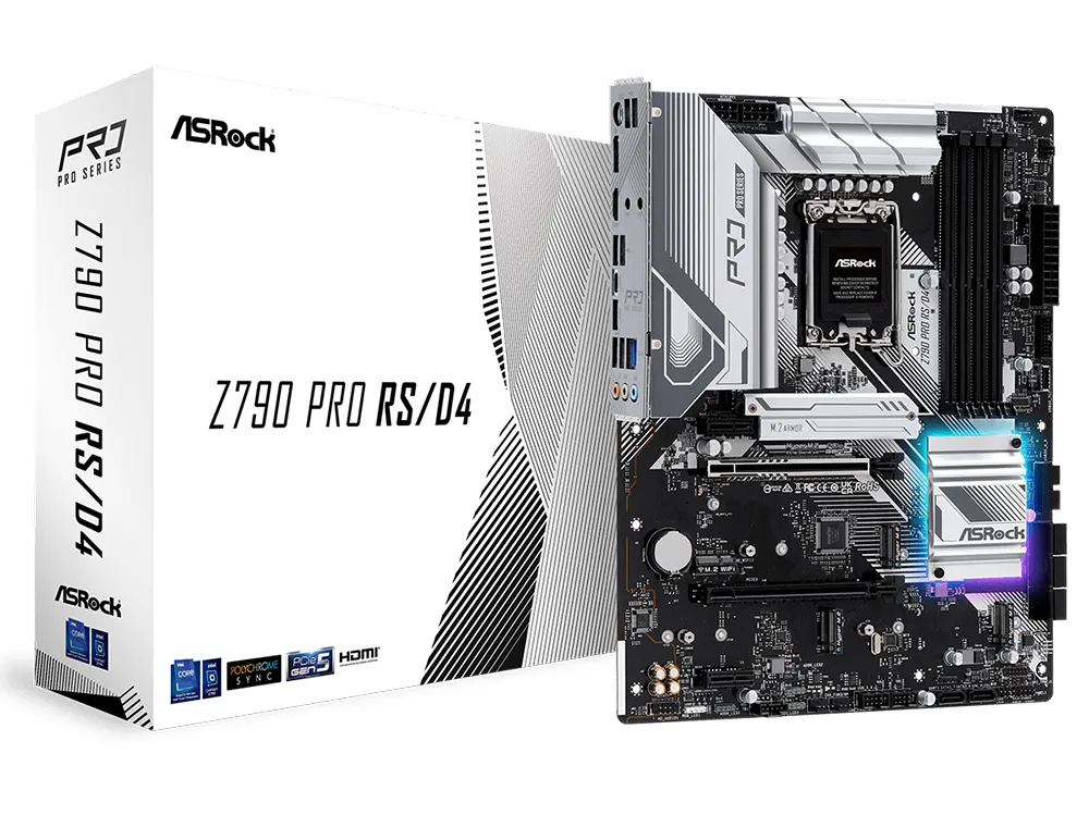 Placă de bază ASRock Z790 PRO RS/D4, LGA1700, Intel Z790, ATX