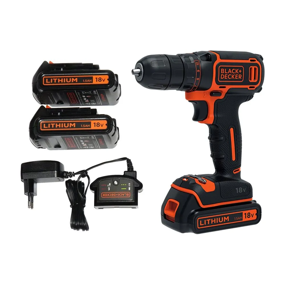 Mașină de găurit și înșurubat Black+Decker BDCDC18B-QW