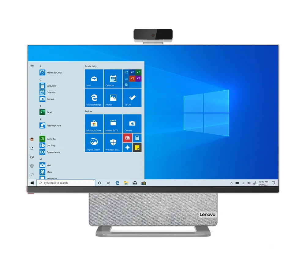 Computer All-in-One Lenovo YOGA AIO 7 27ACH6, 27", AMD Ryzen 7 5800H, 32GB/1024GB, Windows 11 Home, Argintiu