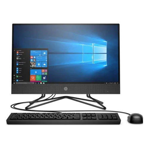 Computer All-in-One HP 205 G4, 21,5", AMD Athlon 3050U, 4GB/1000GB, FreeDOS, Negru