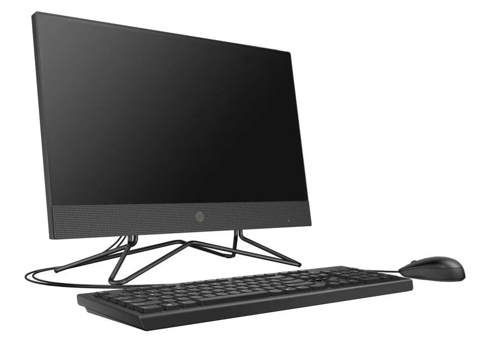 Computer All-in-One HP 205 G4, 21,5", AMD Athlon 3050U, 4GB/1000GB, FreeDOS, Negru