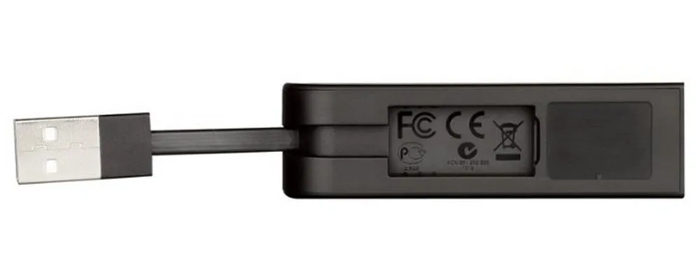 Adaptor de rețea D-Link DUB-E100/E1A, Negru