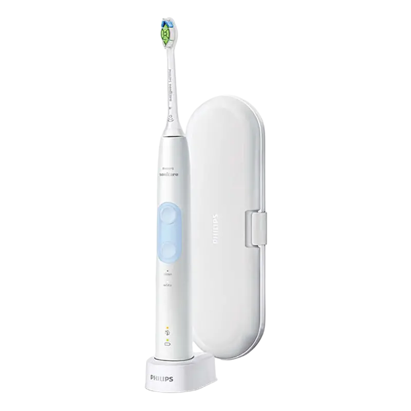 Periuța de dinți electrică sonică Philips HX6839/28, Alb | Albastru