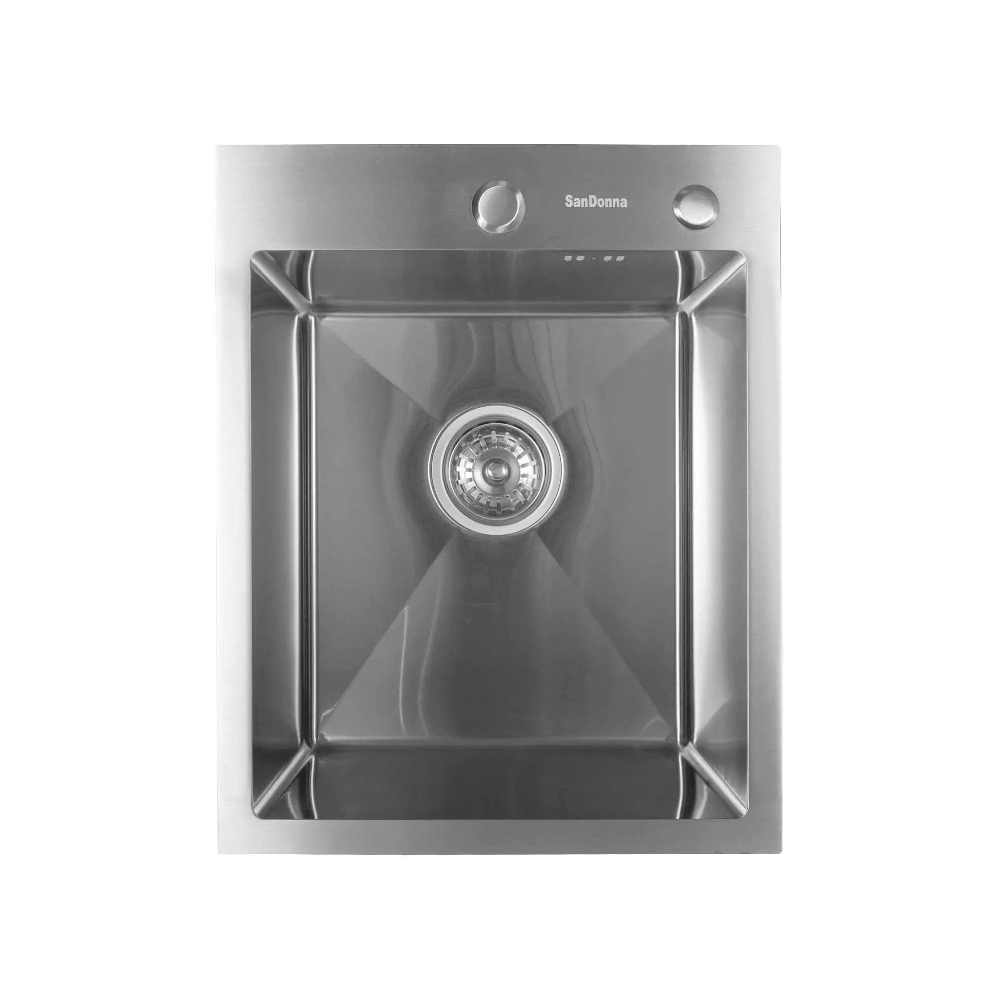 Chiuveta handmade SanDonna HD4050 (Crom satin)