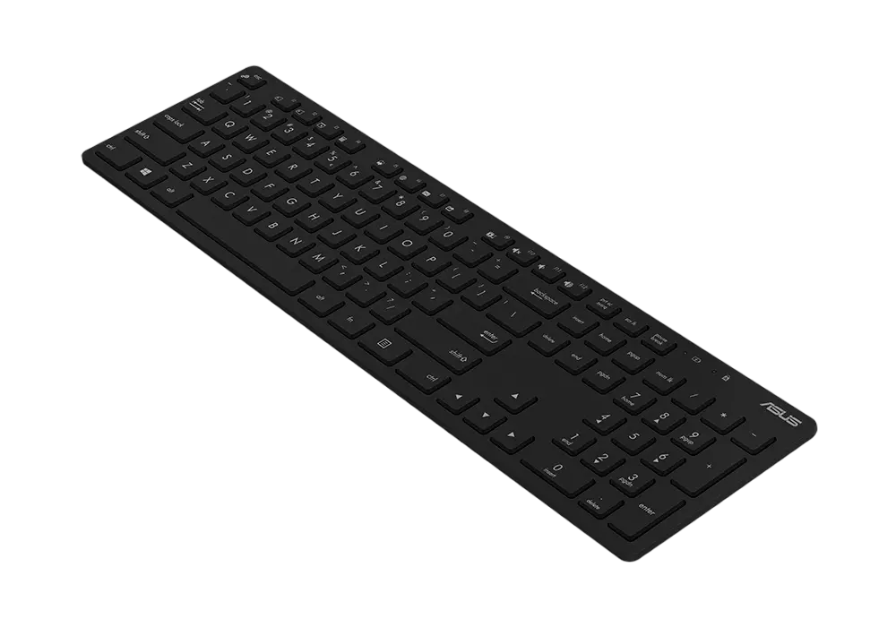 Set Tastatură + Mouse ASUS W5000, Fără fir, Negru