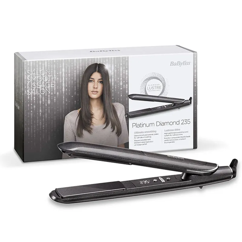 Ondulator de păr BaByliss Platinium Diamond ST259E, Negru
