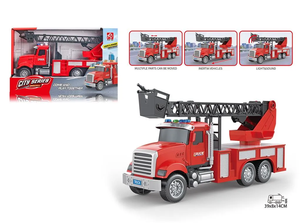 Masina pompieri cu scara si inertie