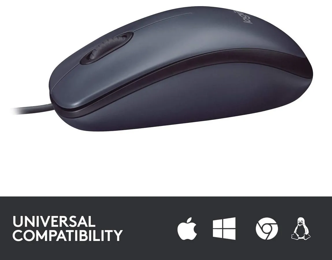 Mouse Logitech B100, Negru