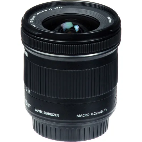 Obiectiv foto Canon EF-S 10-18mm f/4.5-5.6 IS STM